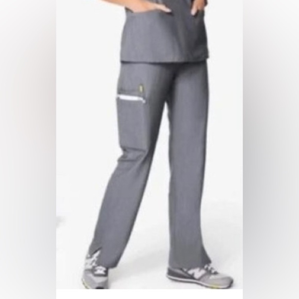 Figs gray pant scrubs medium petite